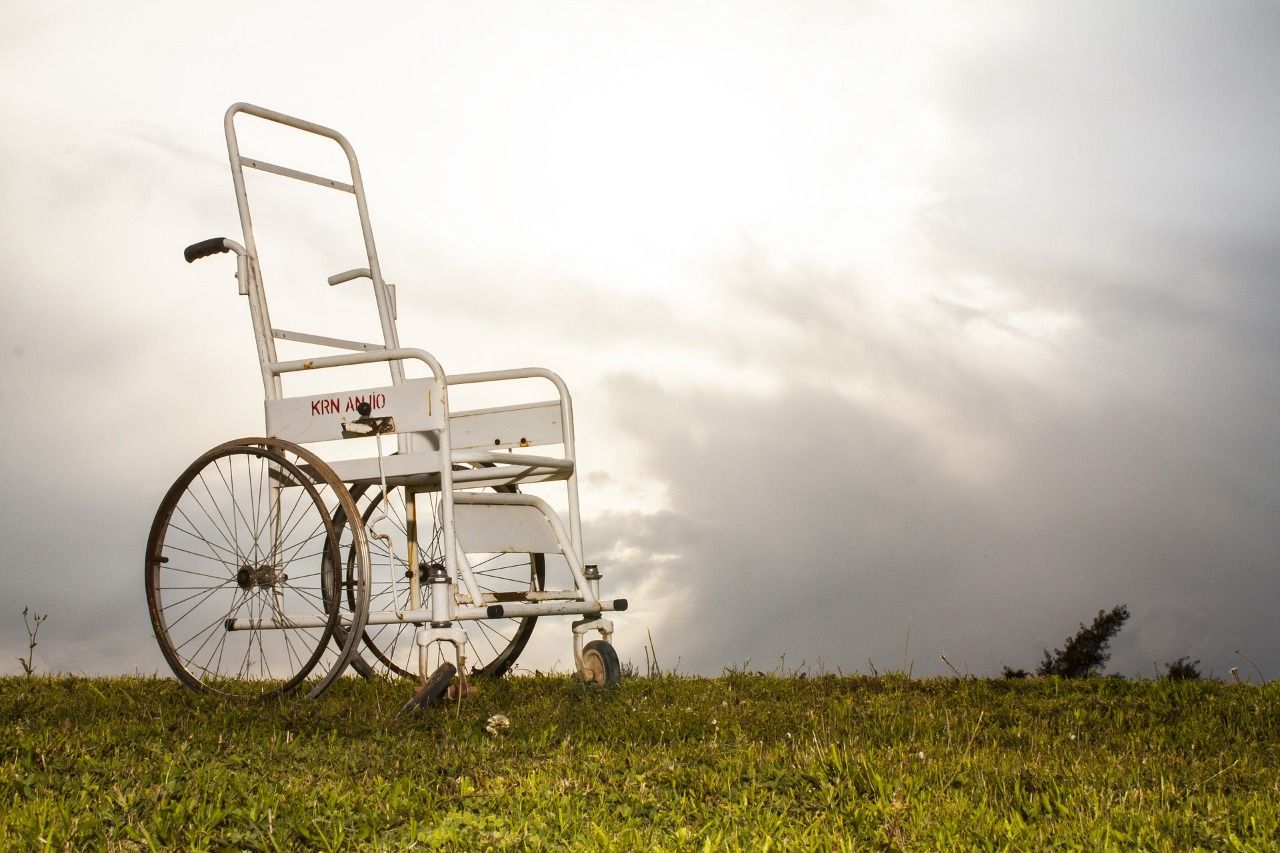 Zdjęcie wózka inwalidzkiego
